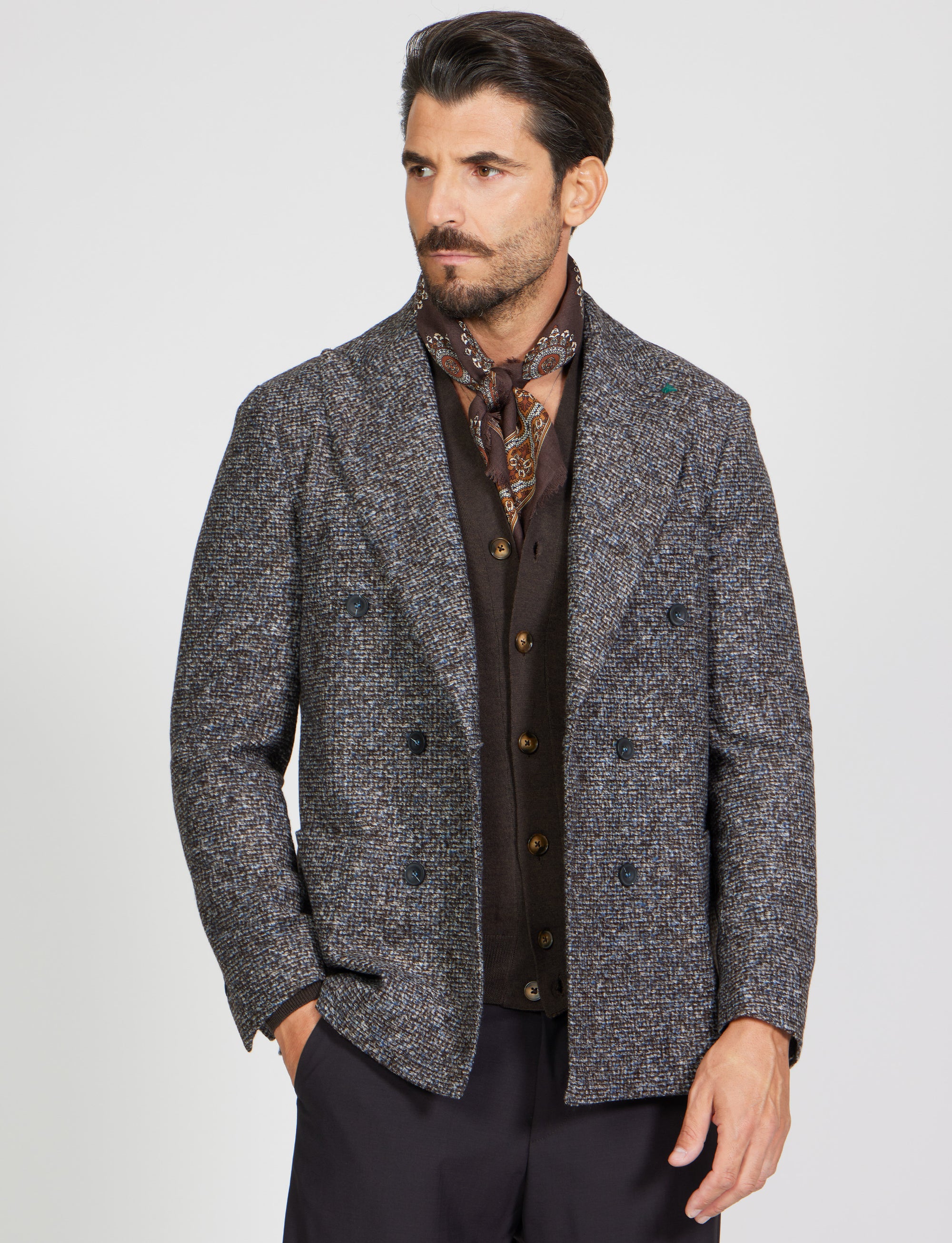 Giacca doppio petto in lana