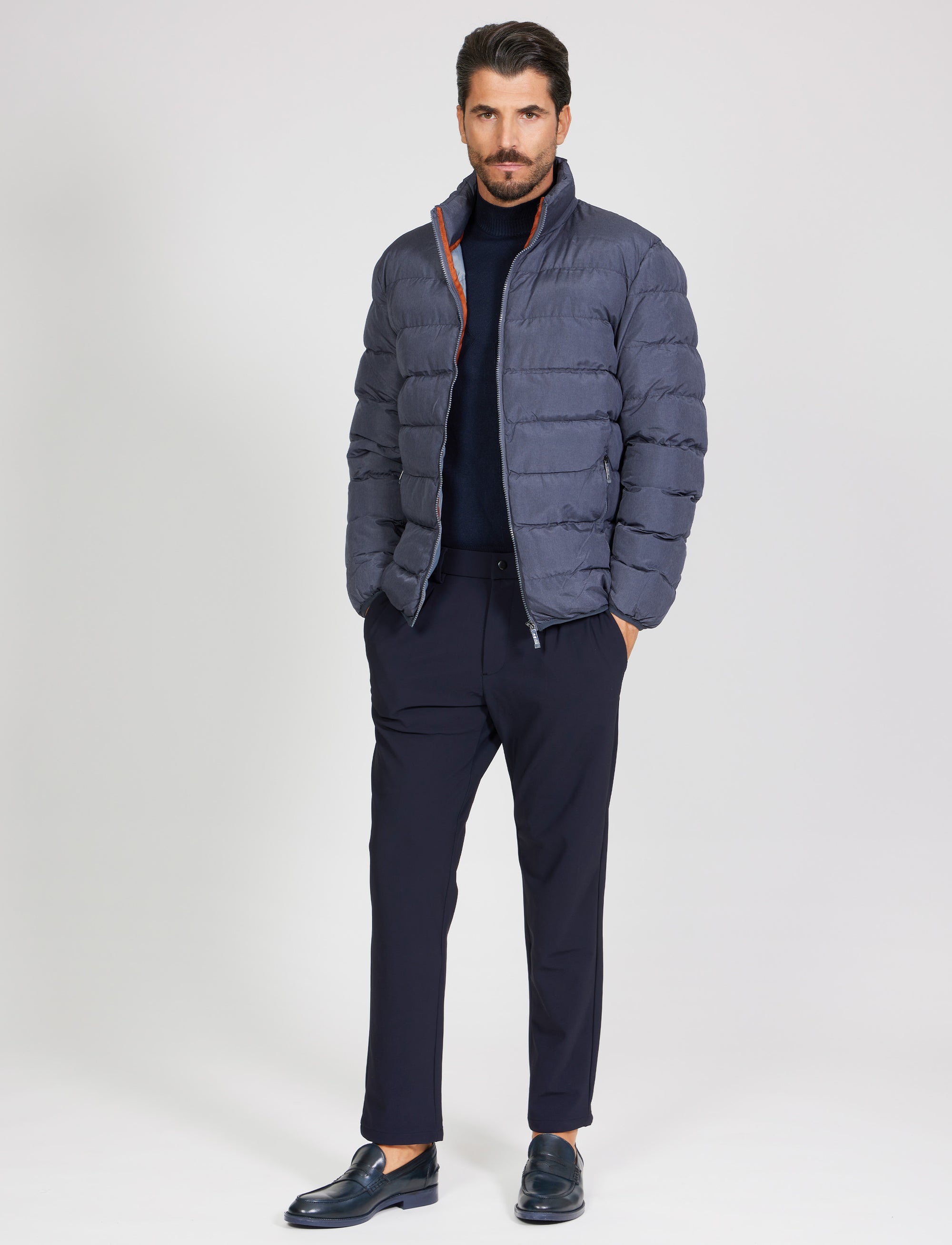 Piumino 100g tessuto cangiante