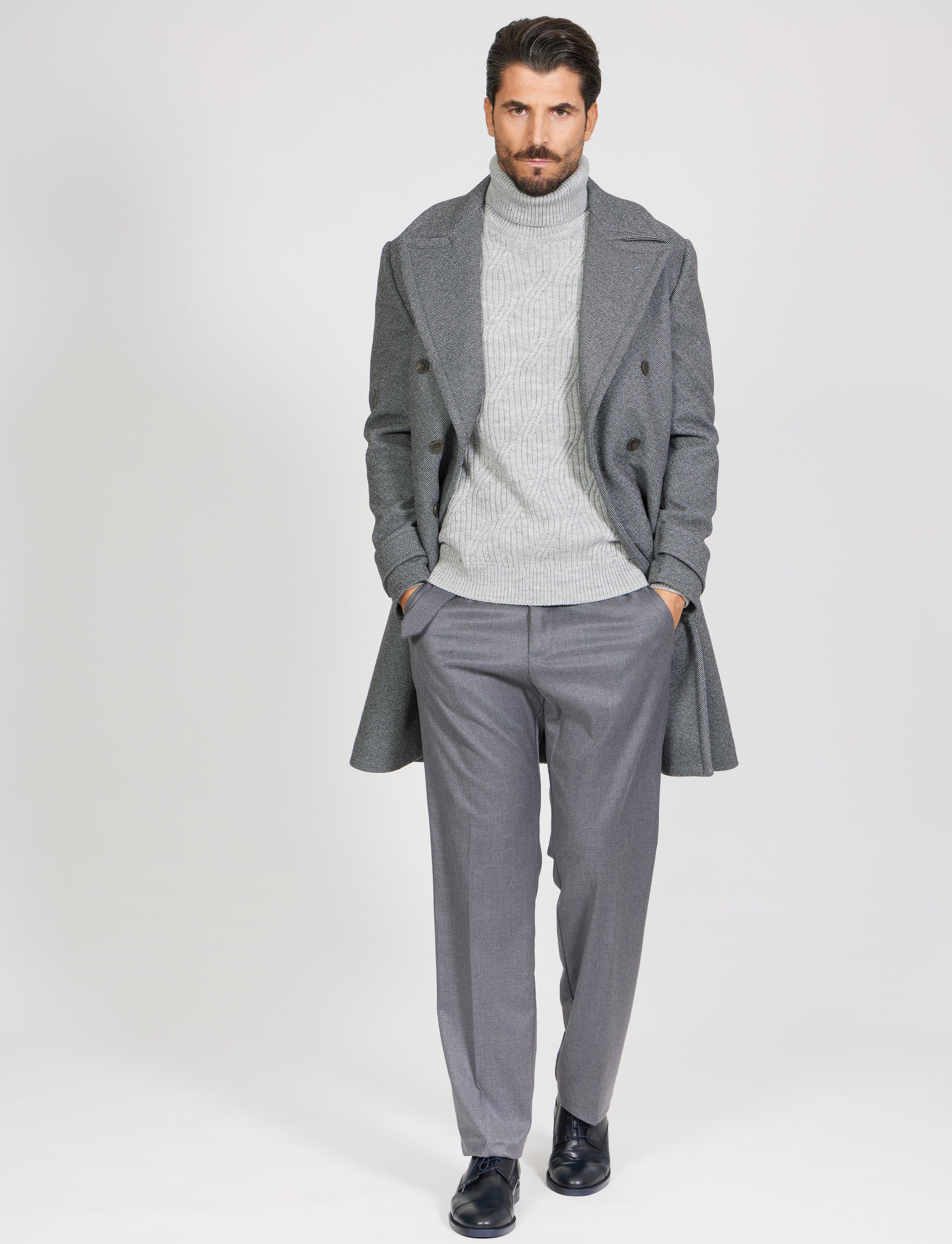 Cappotto doppio Petto in lana