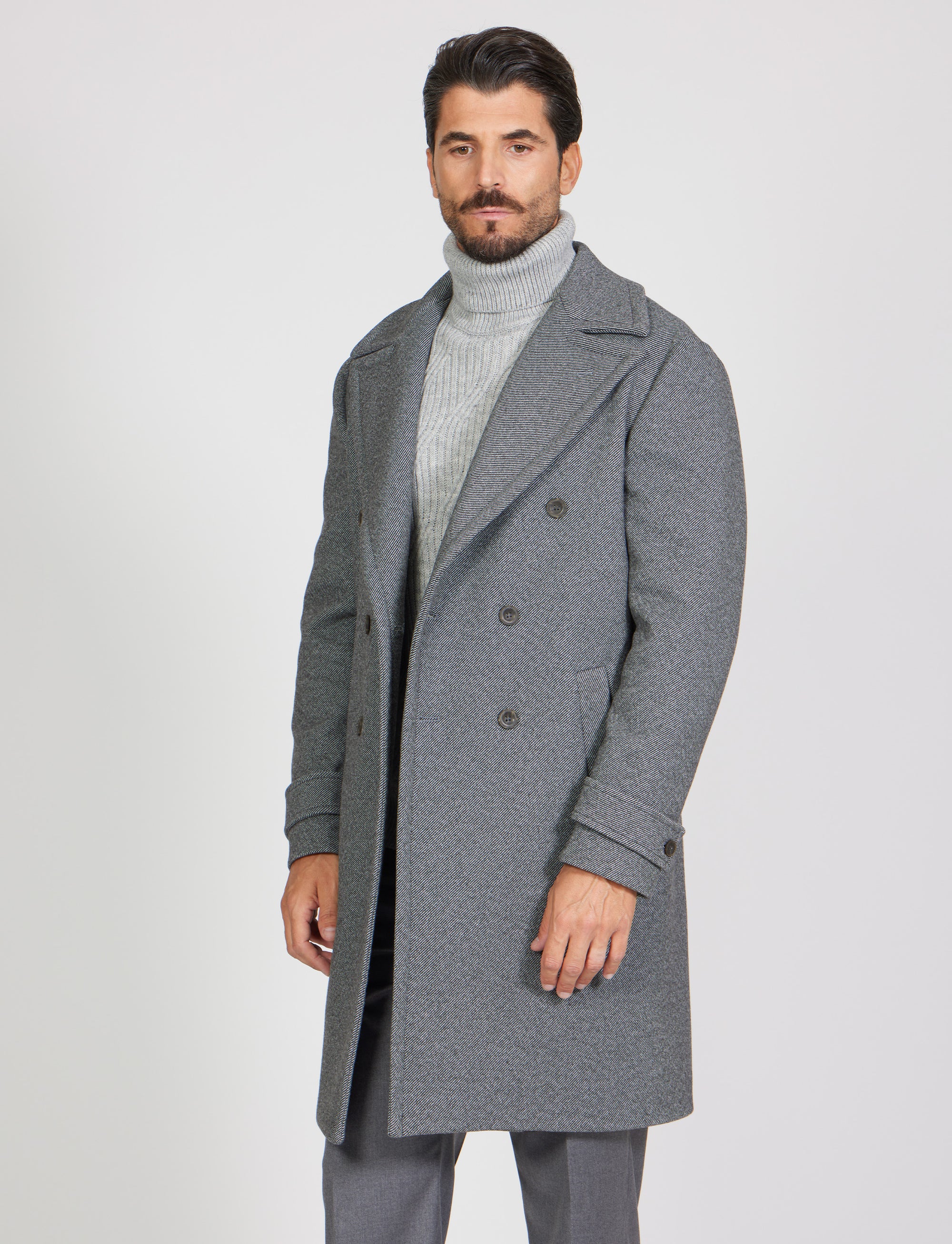 Cappotto doppio Petto in lana