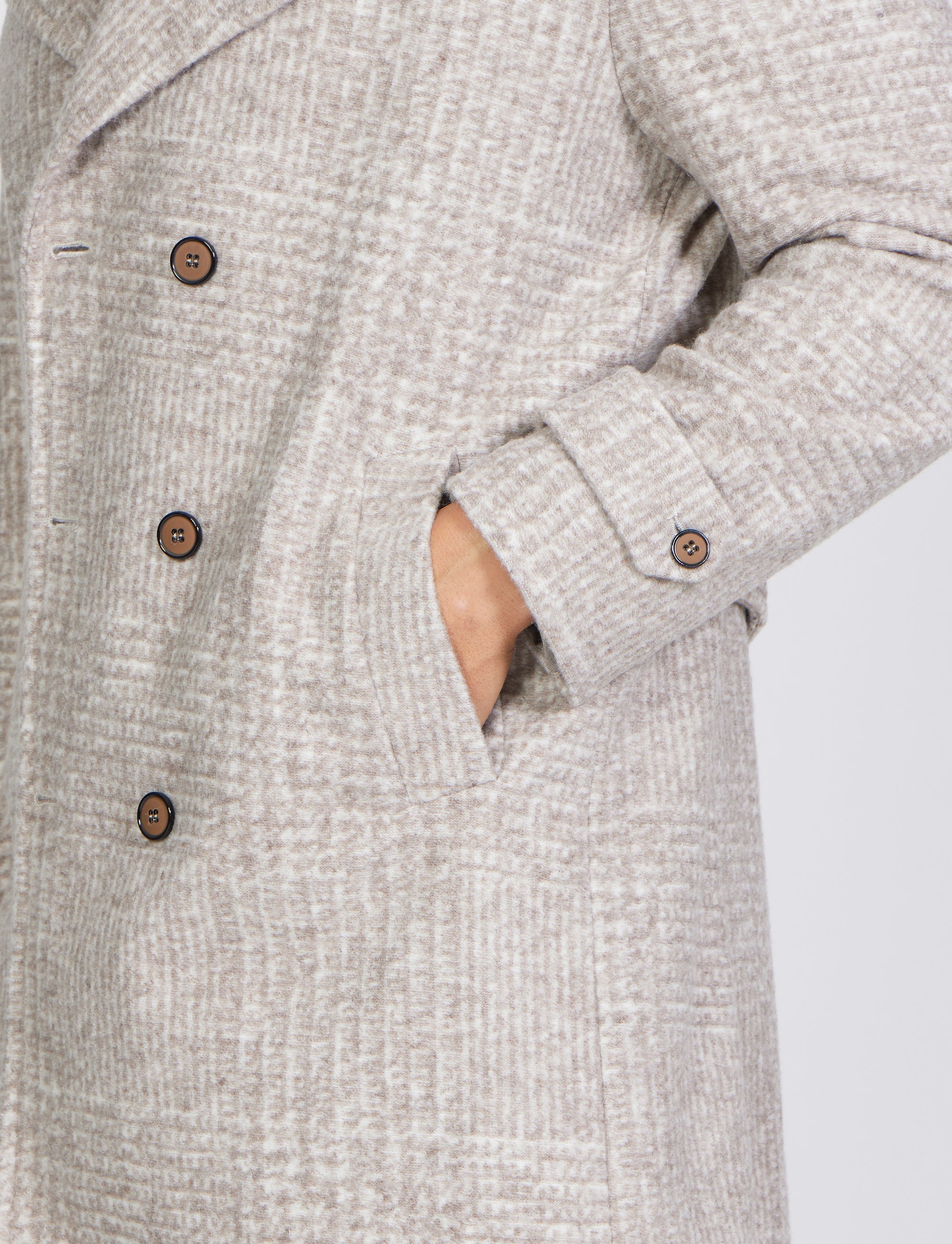 Cappotto doppio Petto in lana calda