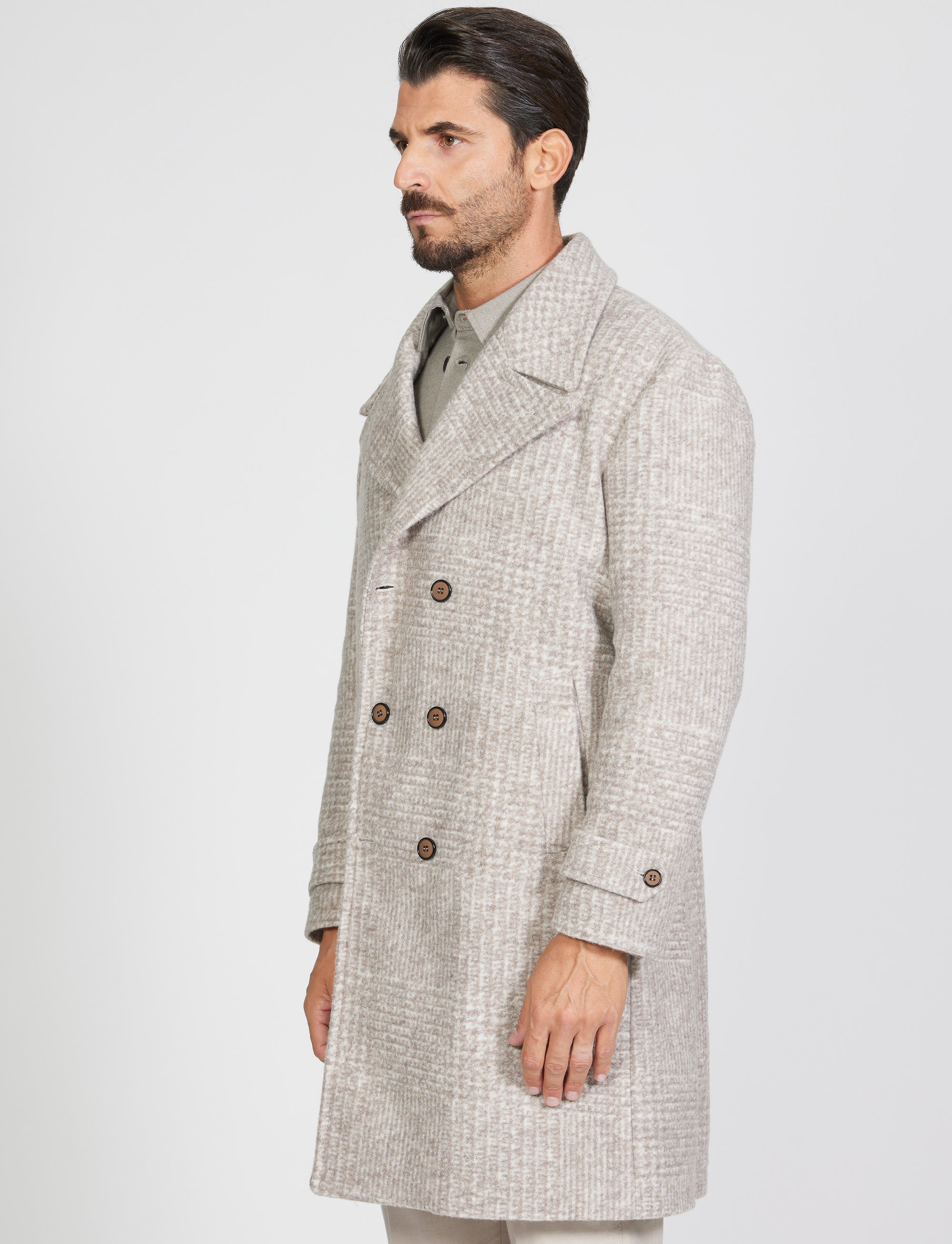 Cappotto doppio Petto in lana calda