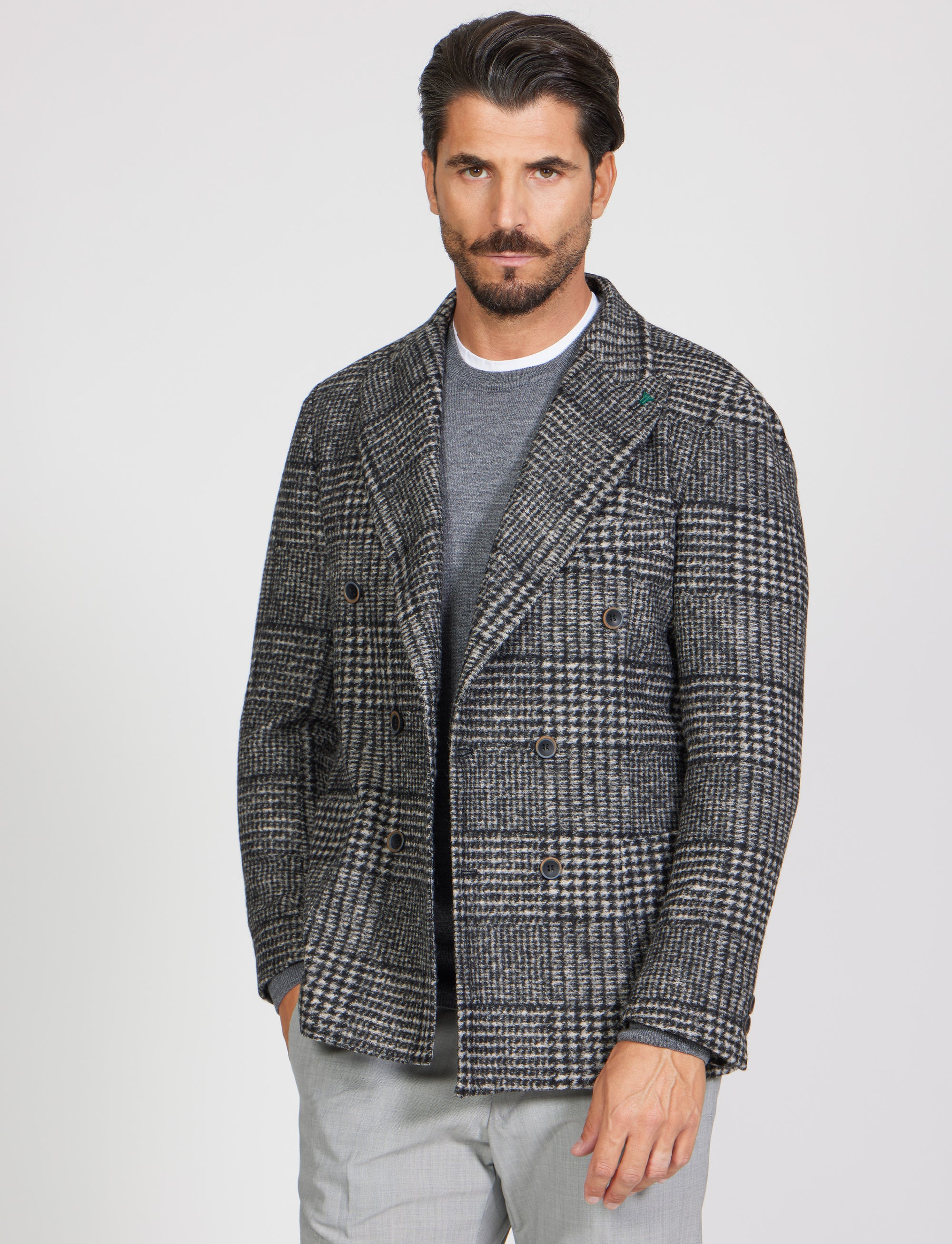 Giacca doppio petto in lana