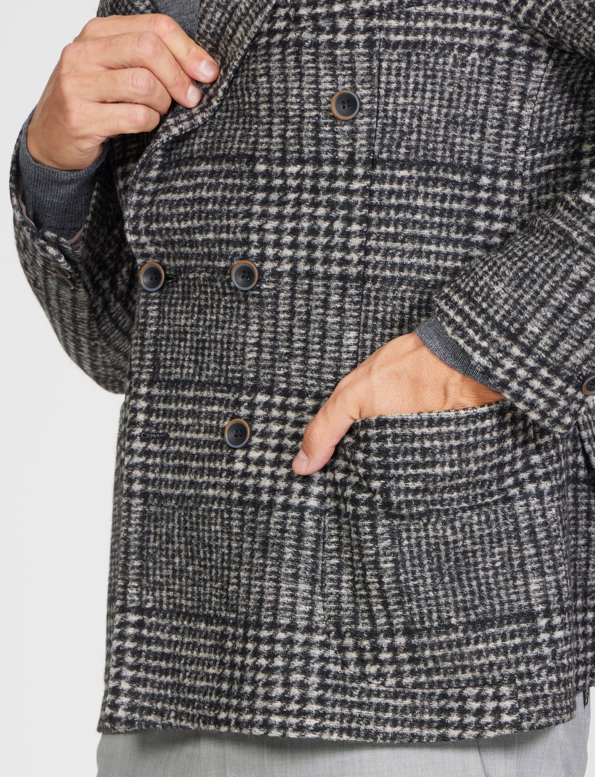 Giacca doppio petto in lana