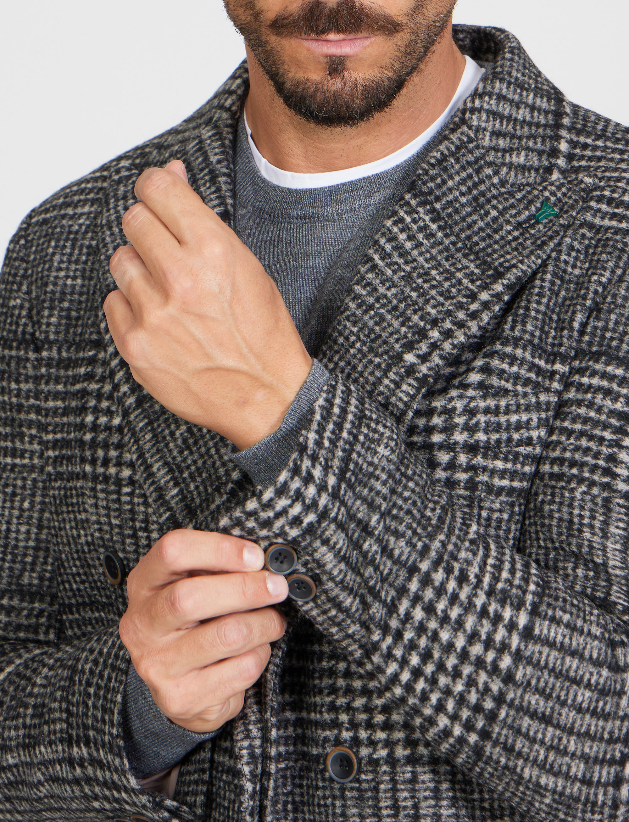 Giacca doppio petto in lana