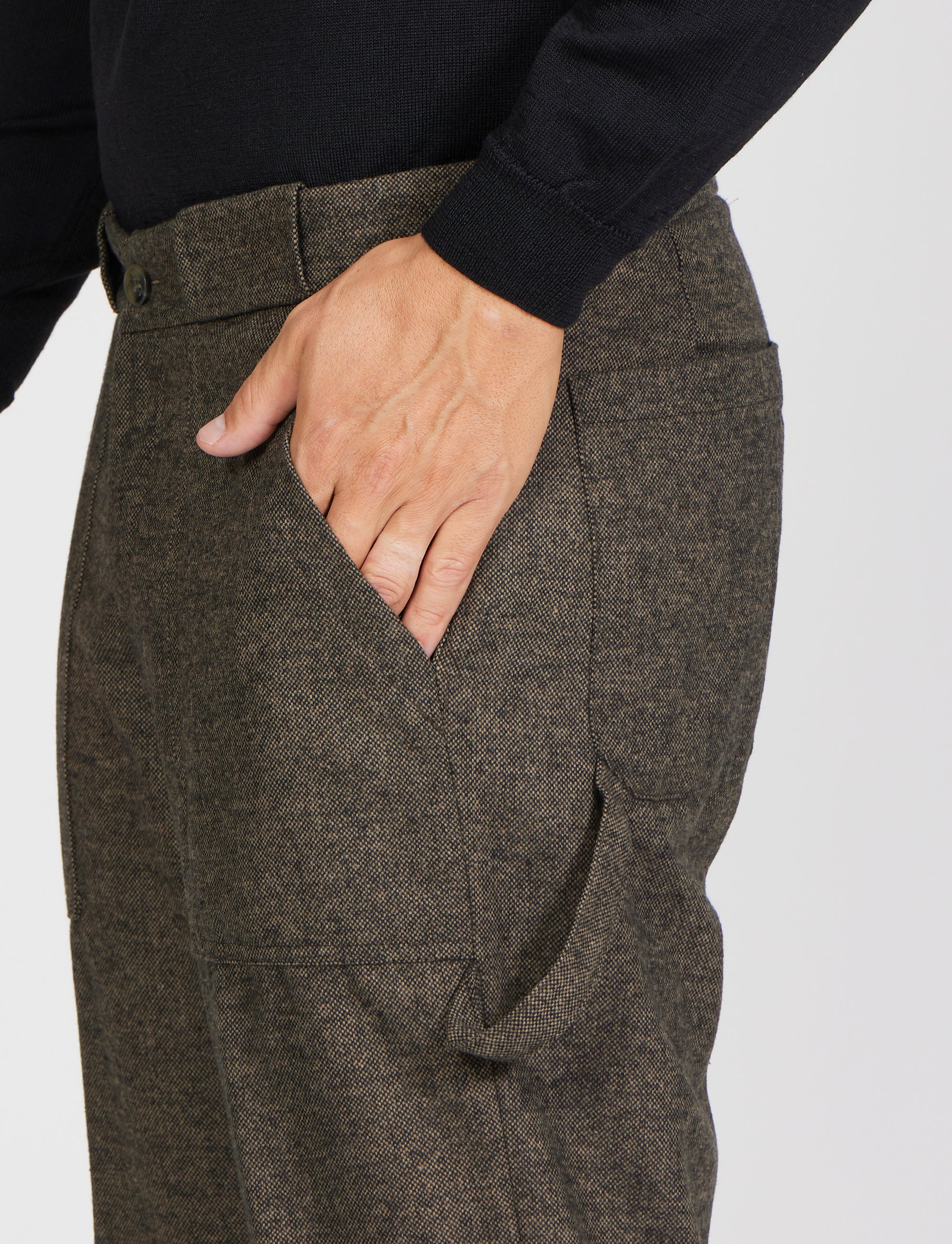 Pantalone Pilot in lana