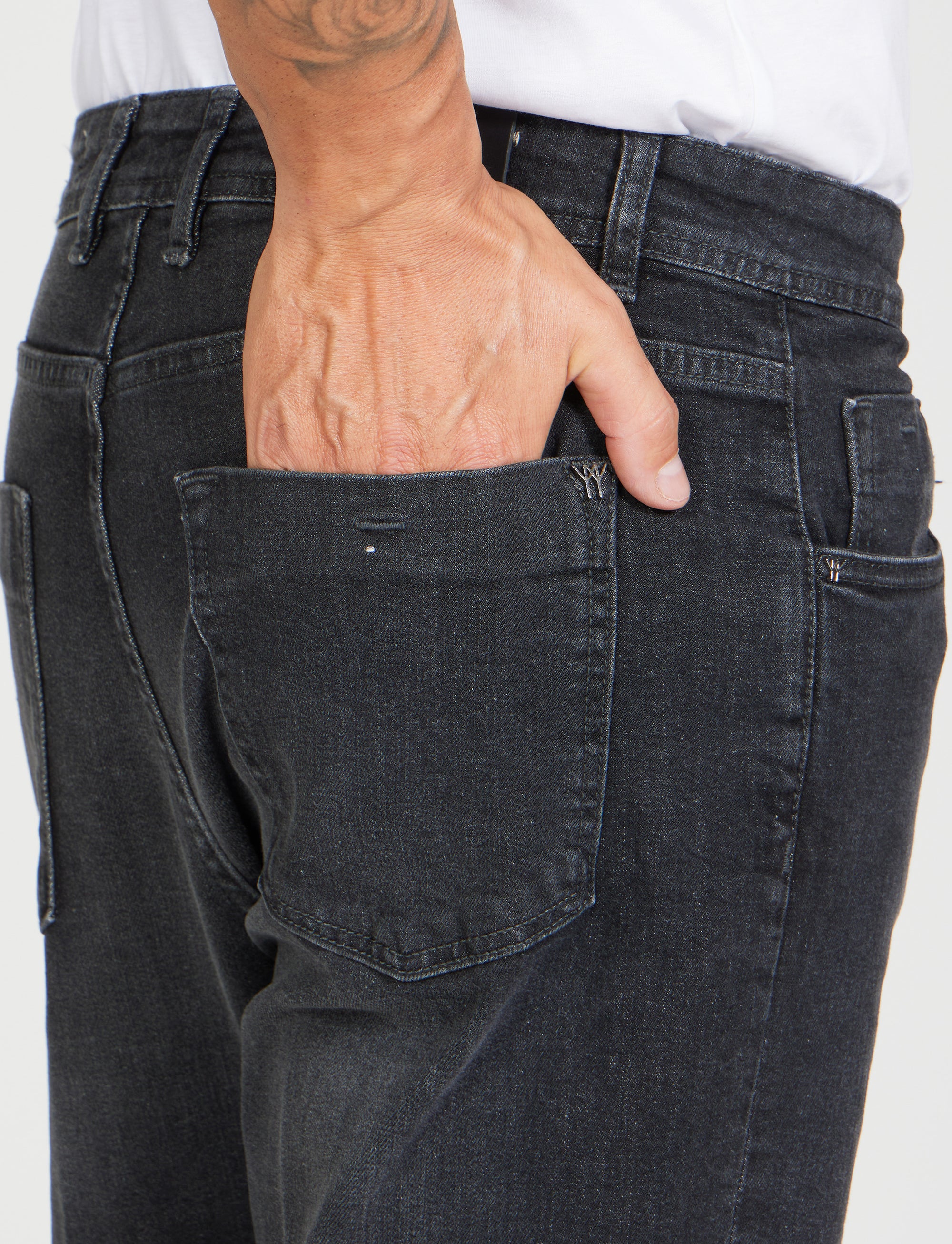 Jeans gamba larga
