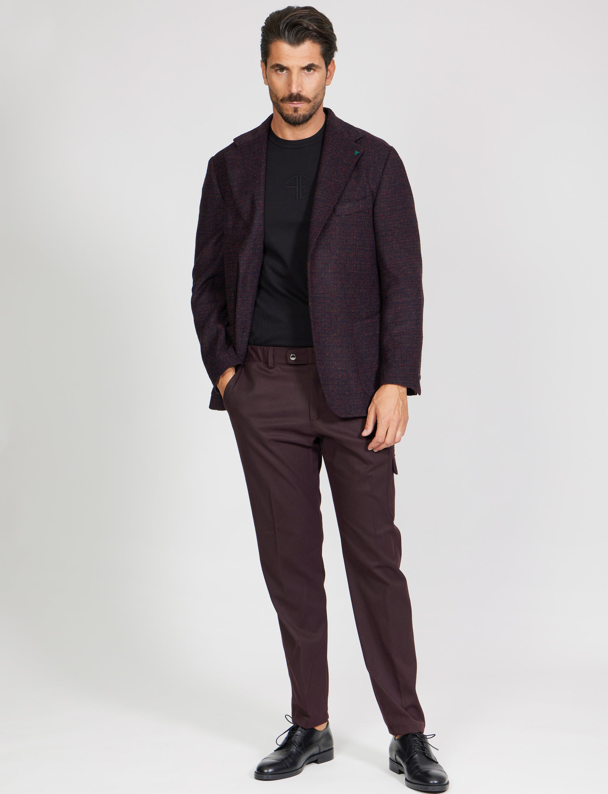 Giacca monopetto in lana