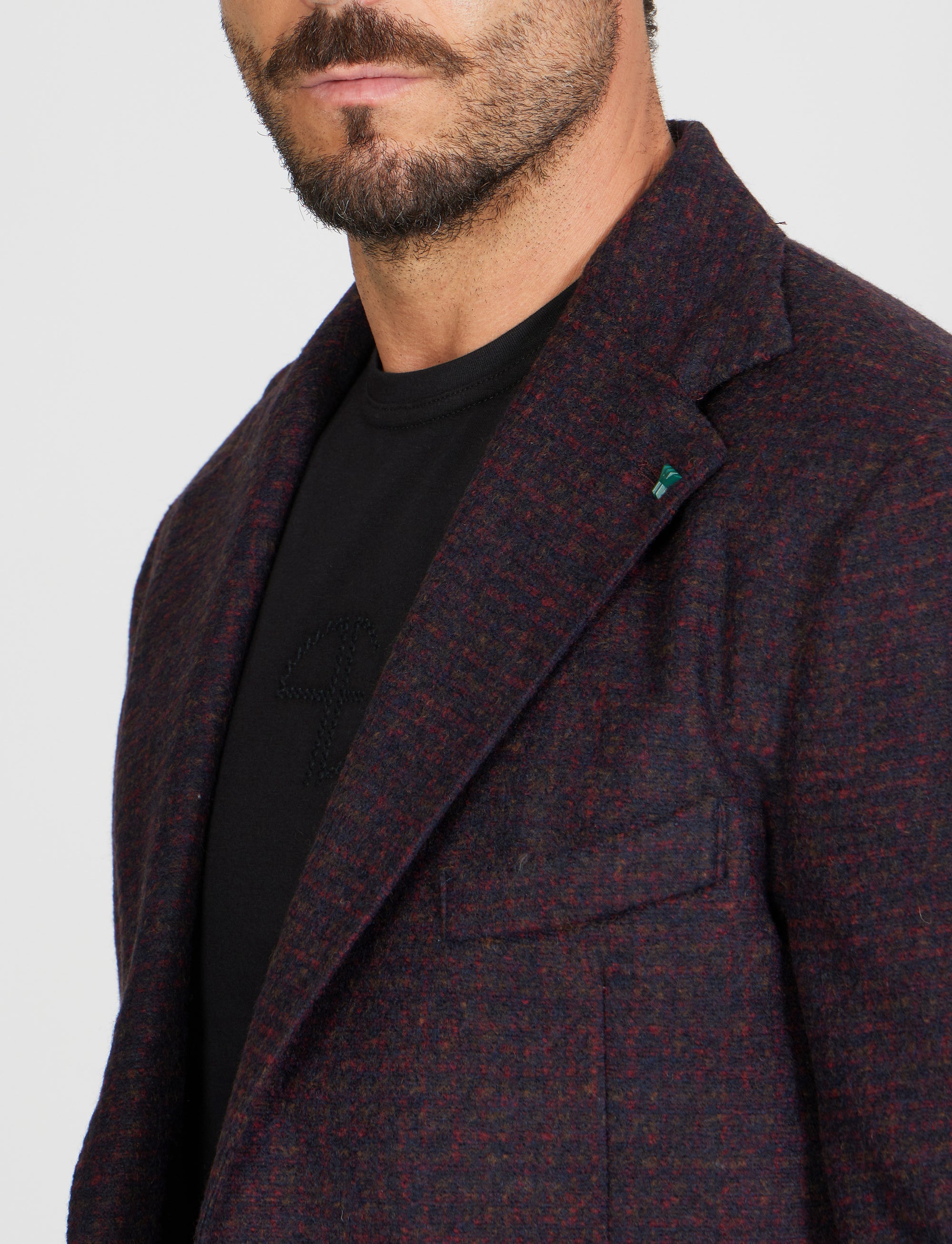 Giacca monopetto in lana