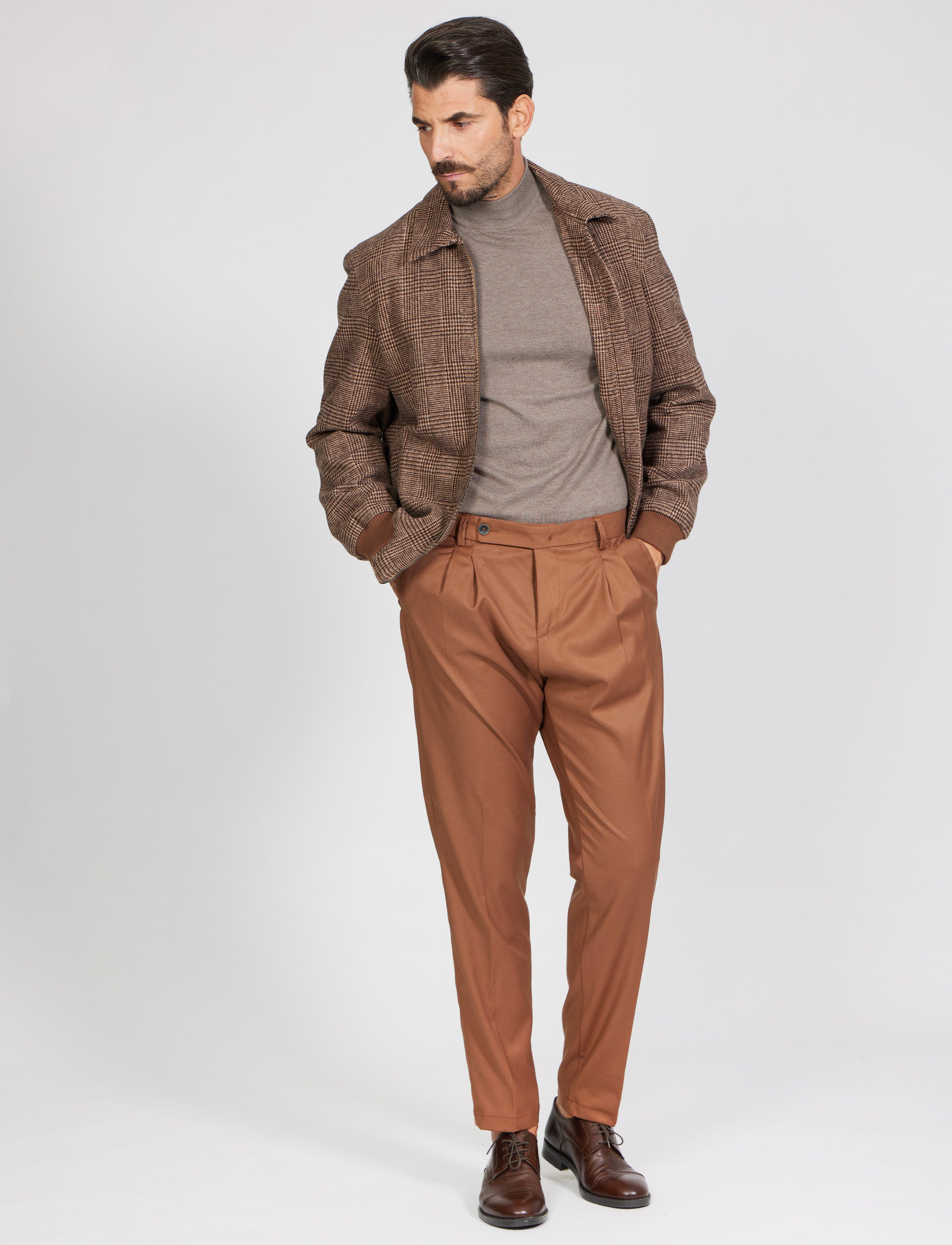 Giubbino Bomber con chiusura Zip