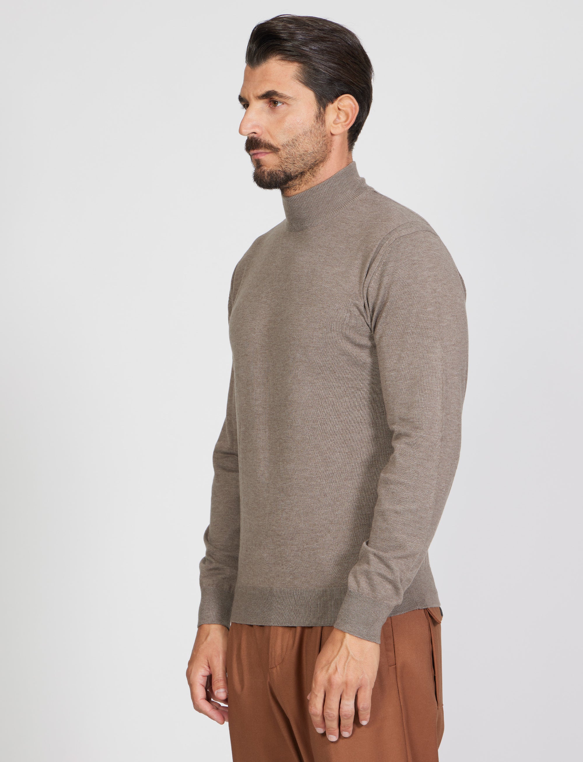 Maglia mezzo collo in Viscosa Elastica