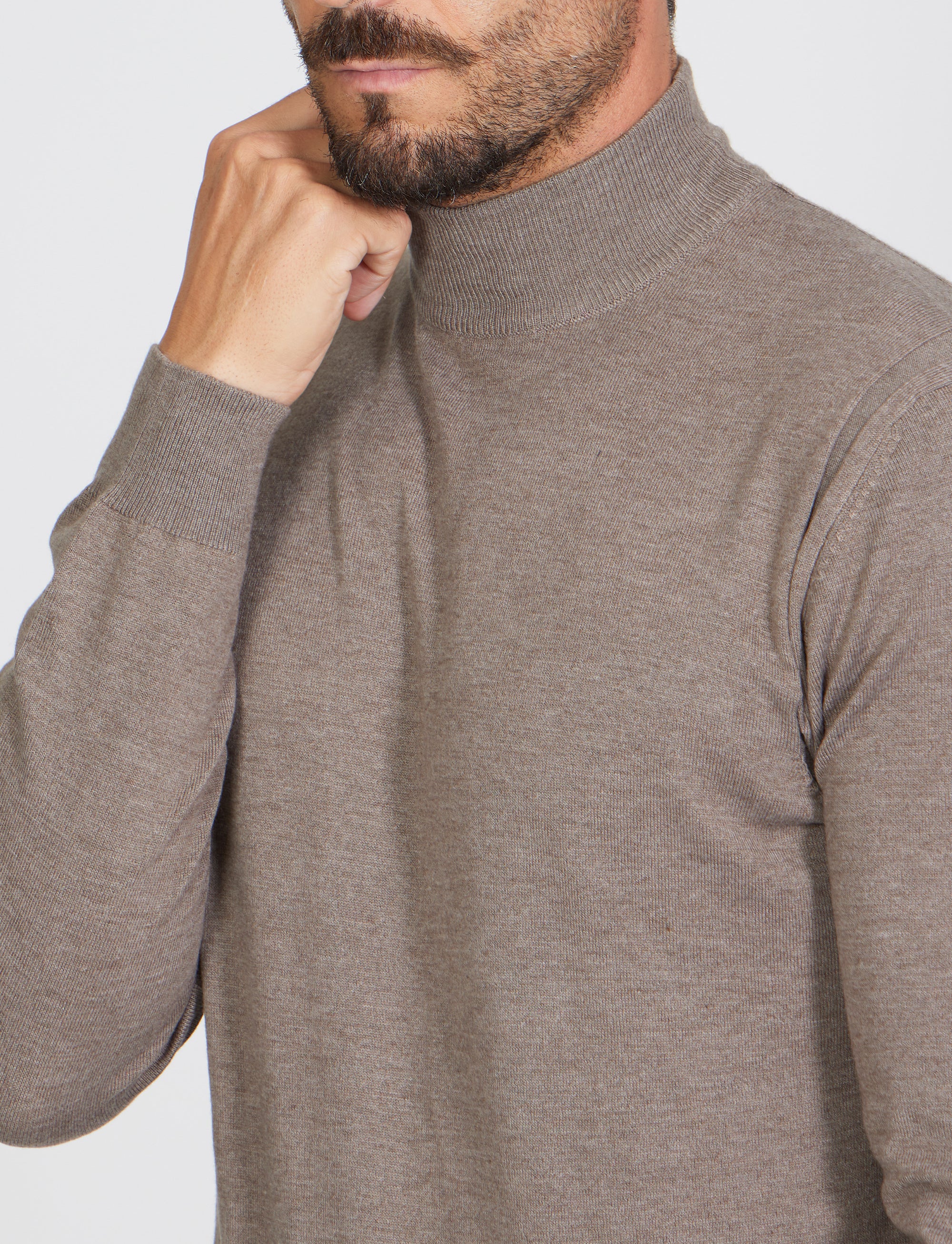 Maglia mezzo collo in Viscosa Elastica