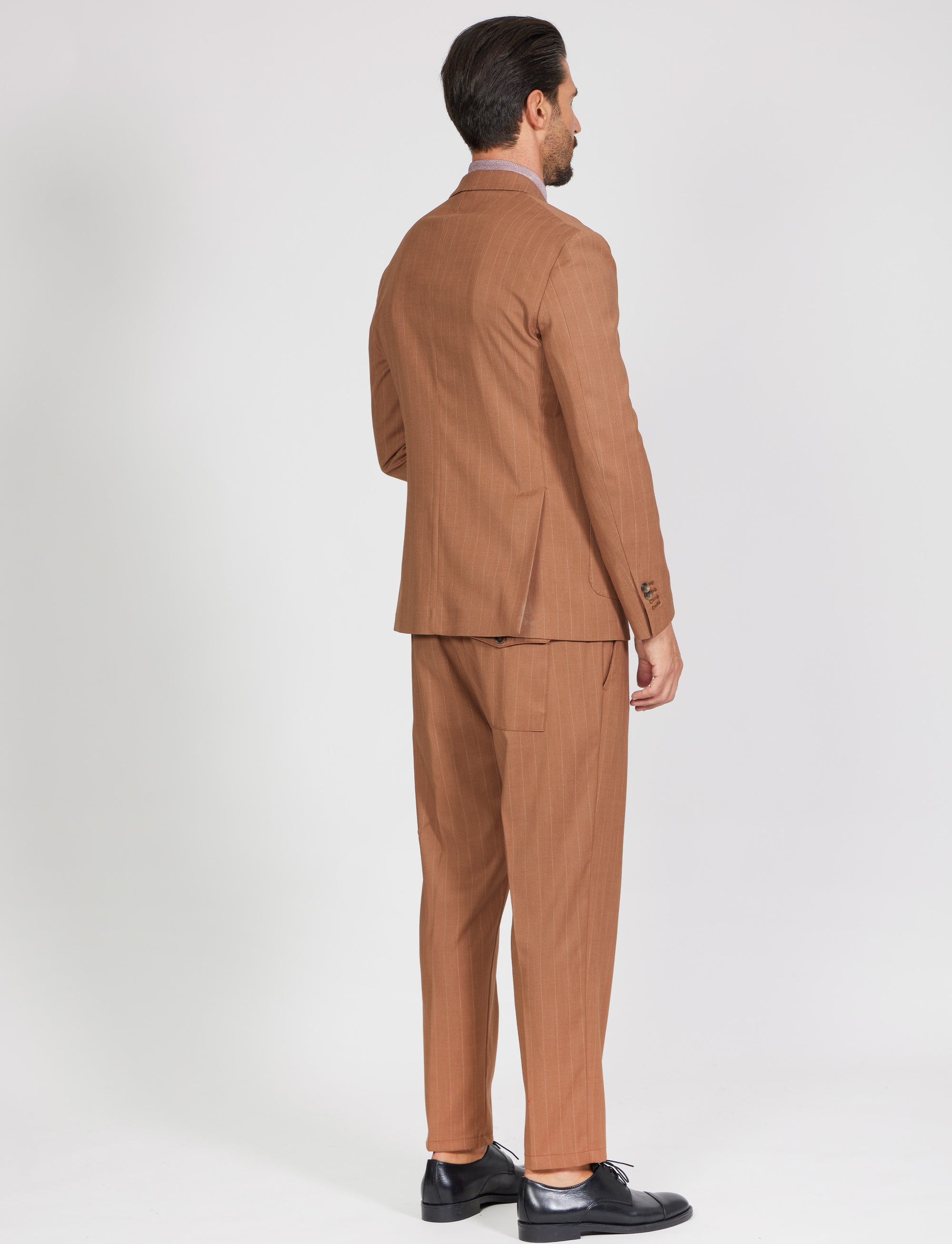 Abito doppio petto rigato