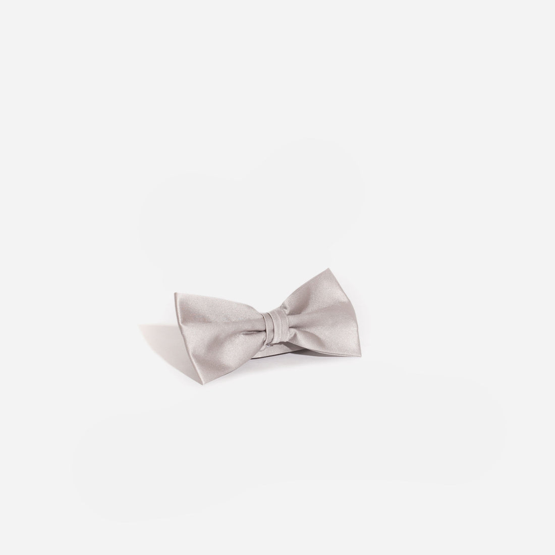 Papillon in Raso - Grigio Chiaro