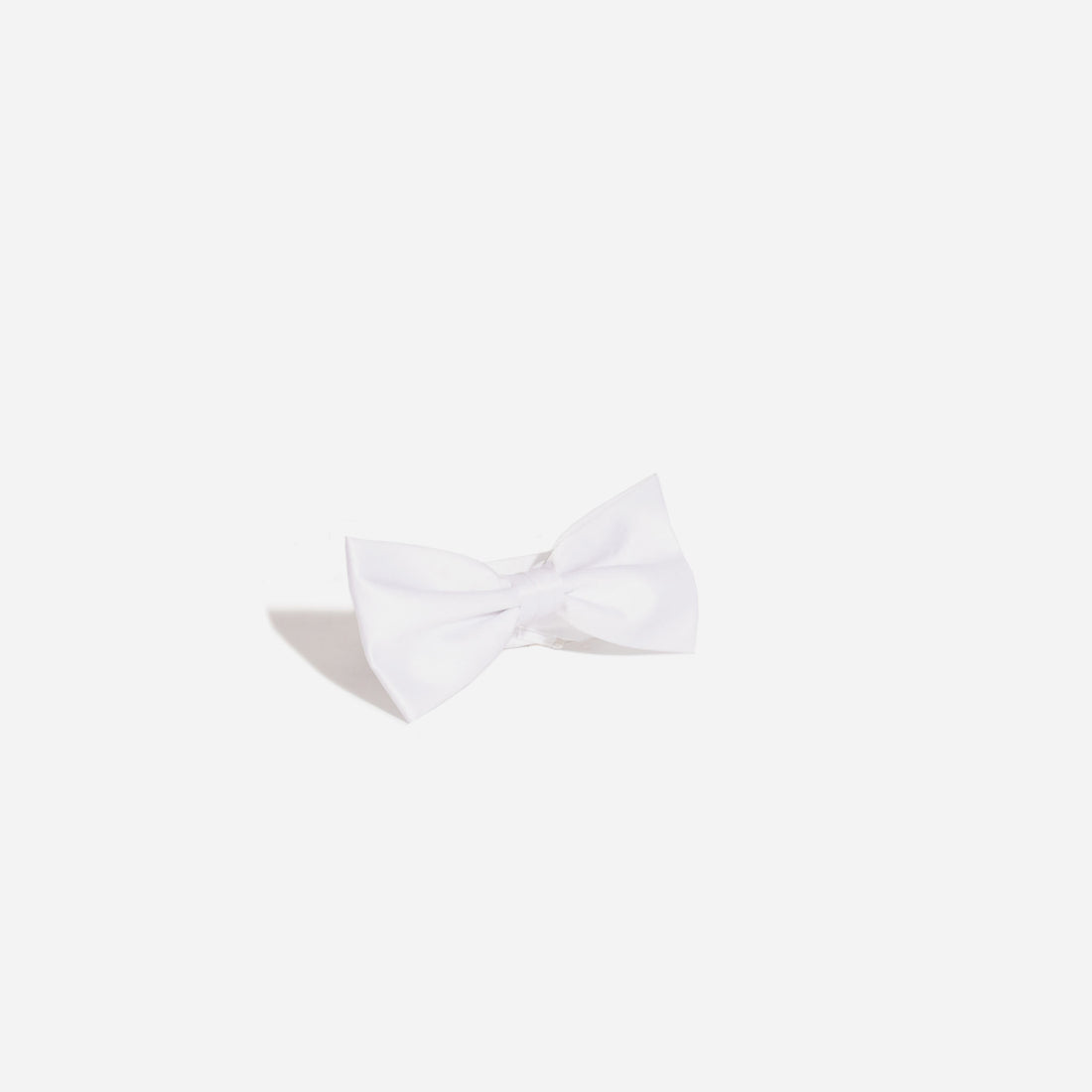 Papillon in Raso - Bianco