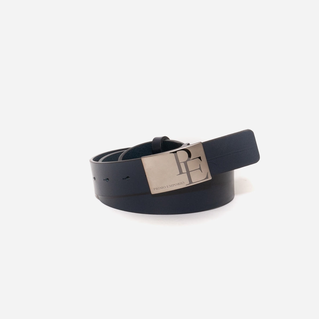 Cintura con Fibbia Logo Laser - Blue