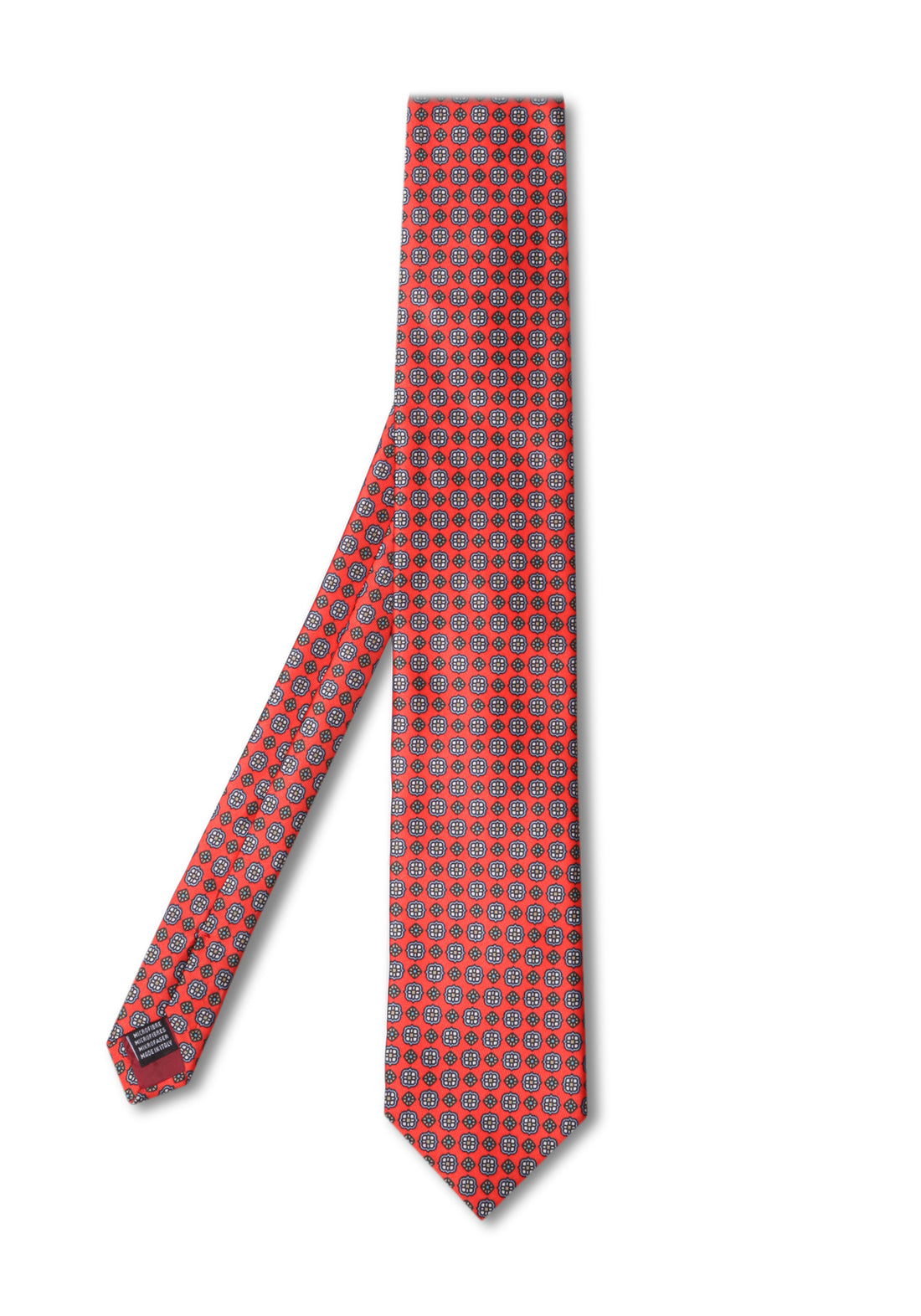 Cravatta Larga Twill - Rosso Pompei