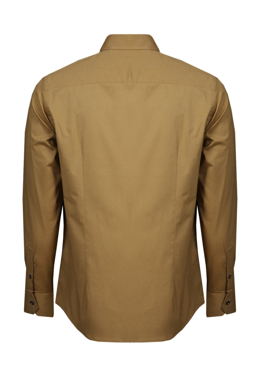 Slim Fit Shirt with French Collar -Mustard-