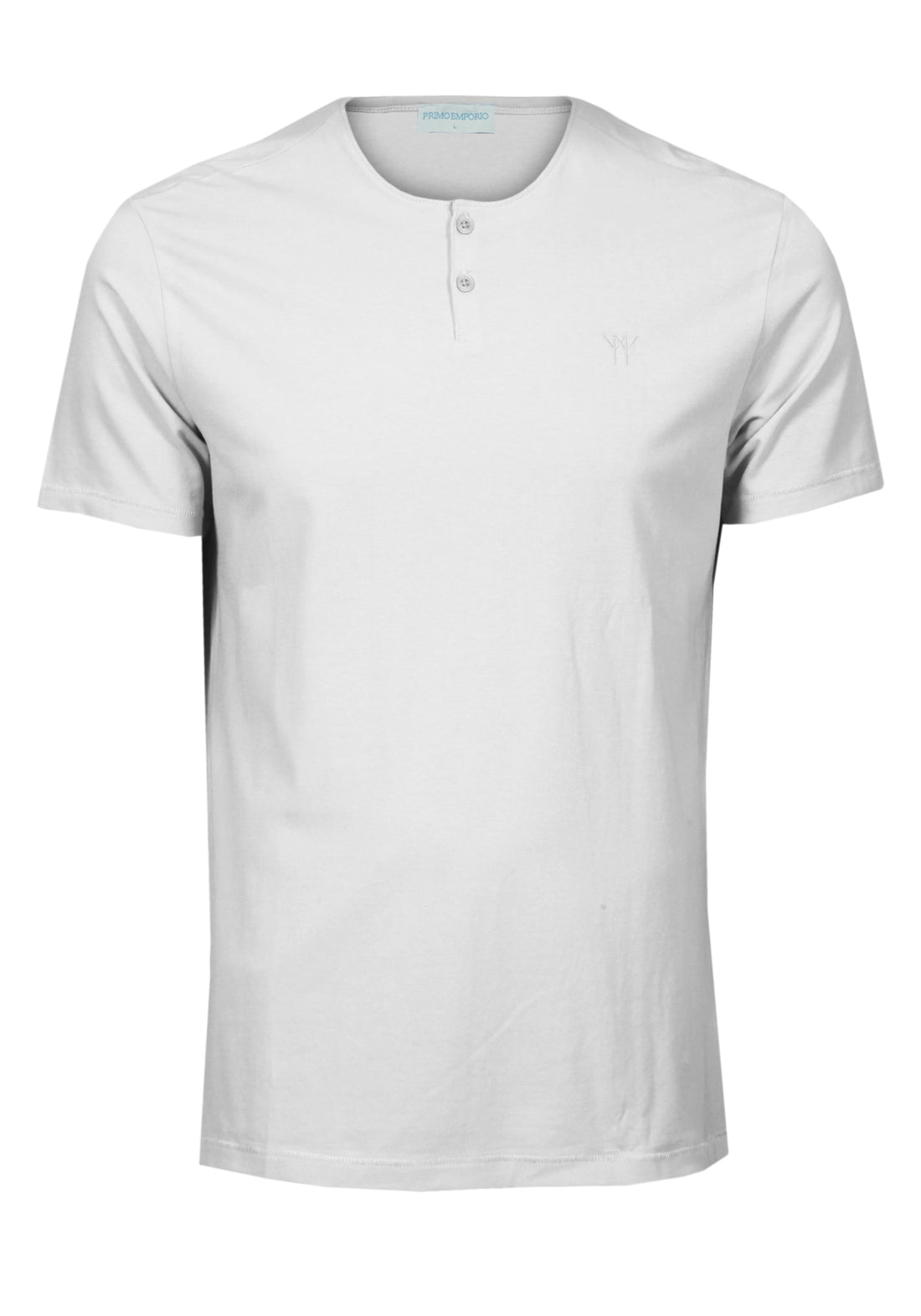 Half sleeve T-shirt with buttons