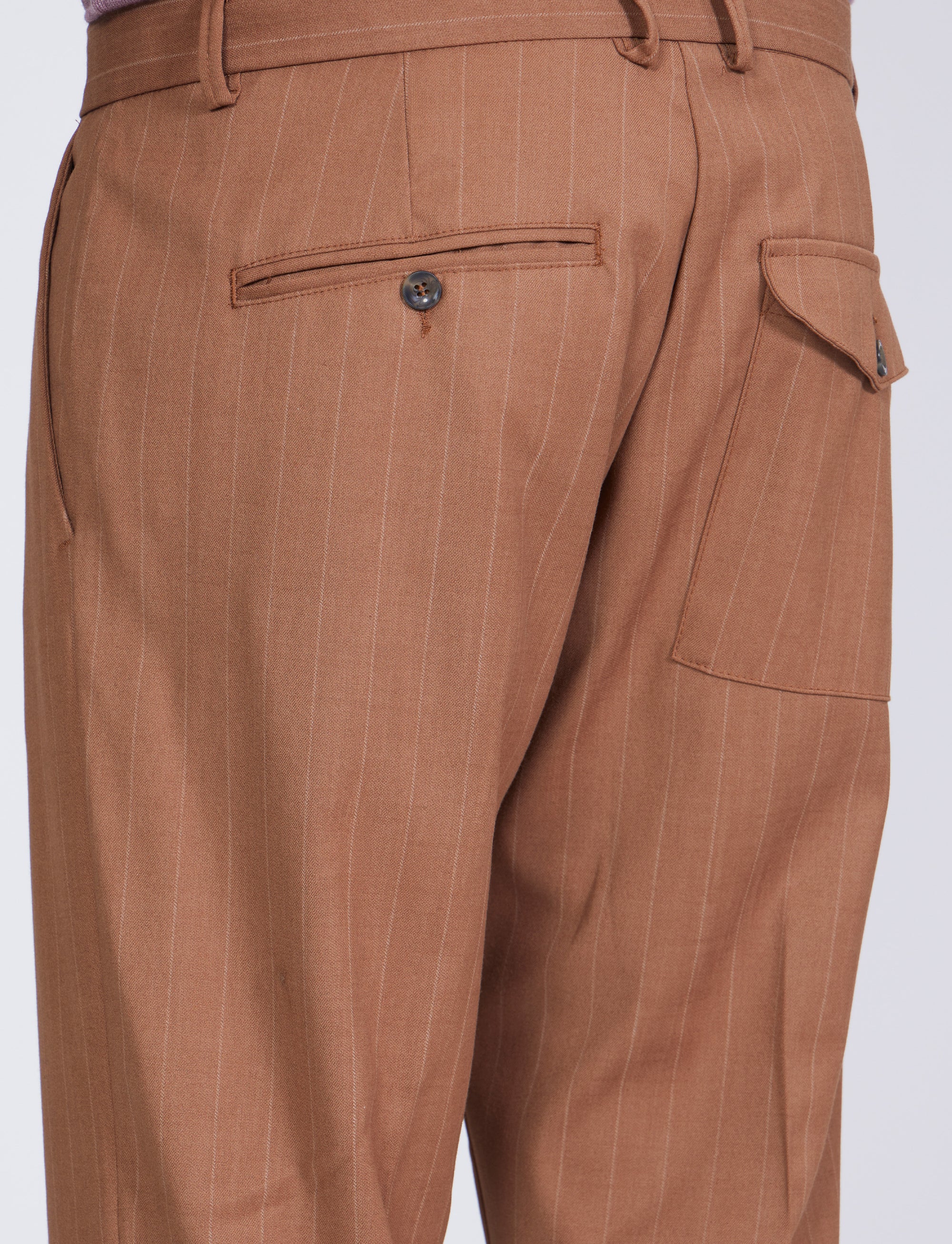 Abito doppio petto rigato