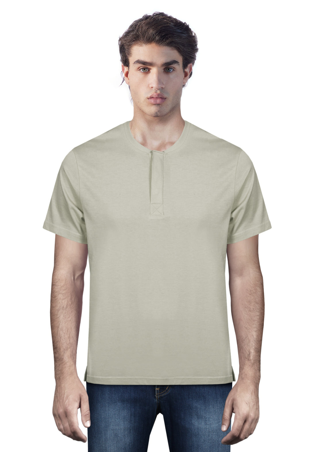 Primo Emporio T-shirt mezza manica con bottoni coperti