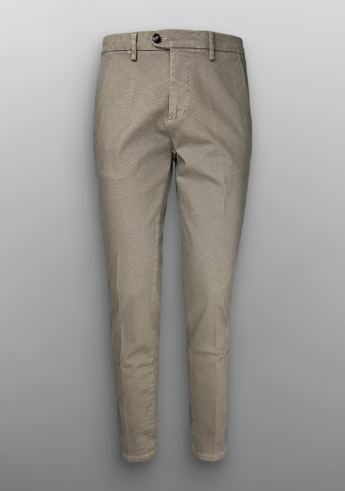 Pantalone Chinos Cotone caldo con micro Stampa