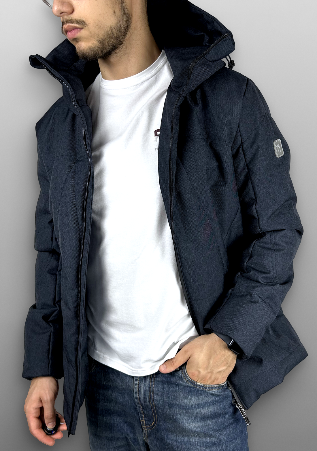 Giubbino Parka con Zip