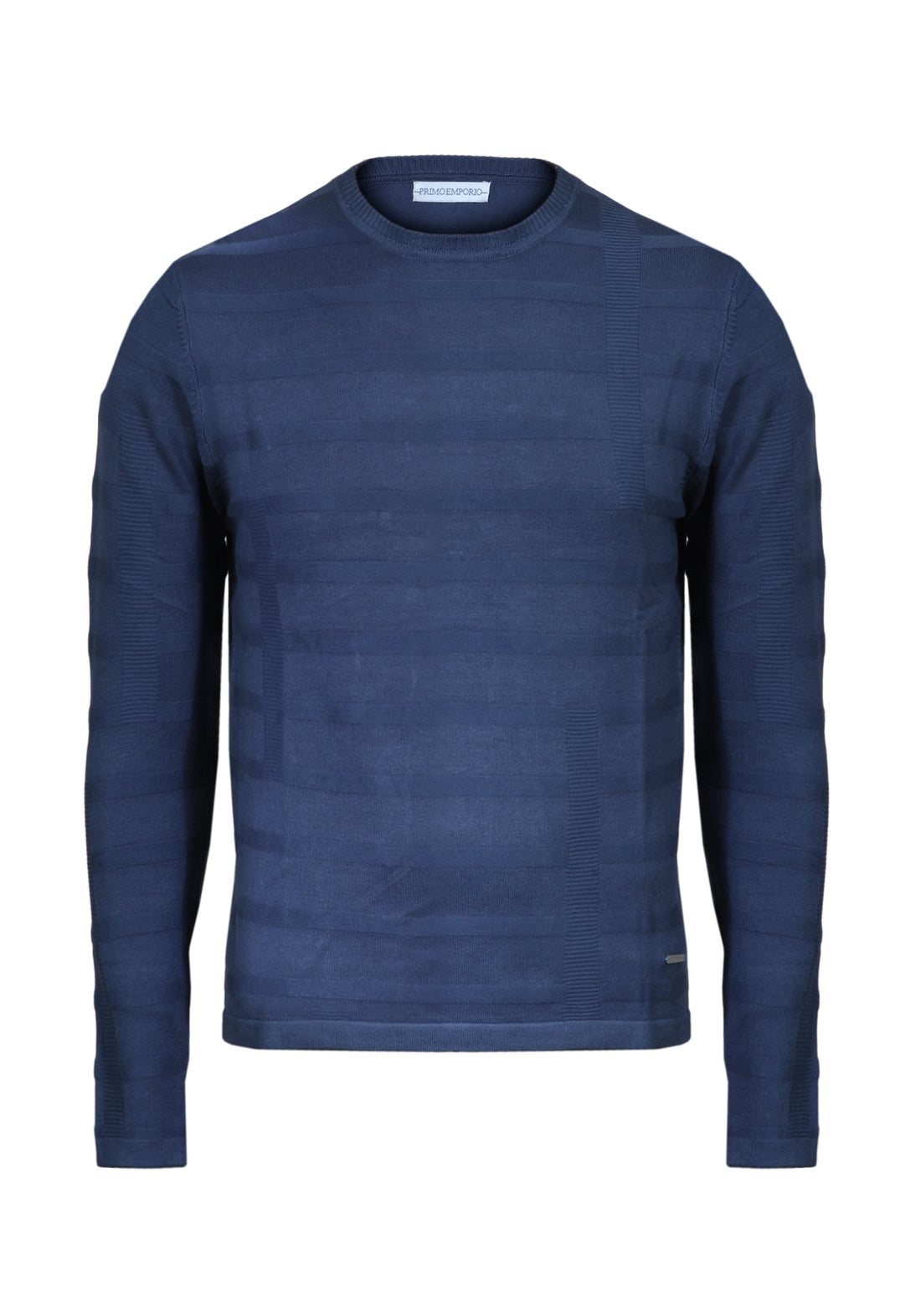 Round neck sweater in Viscose - Jeans