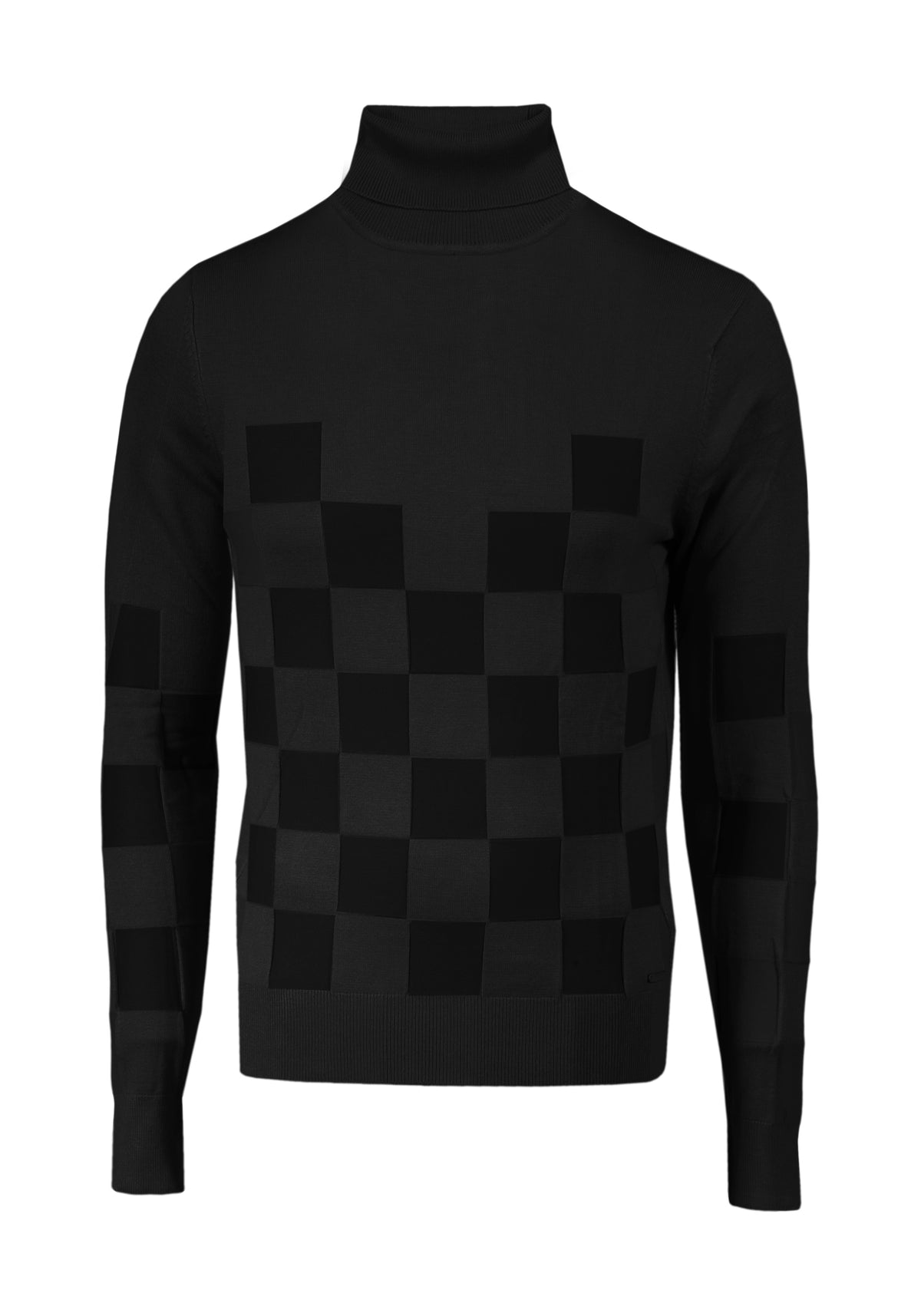 Elastic Viscose Viscose Shirt - Black
