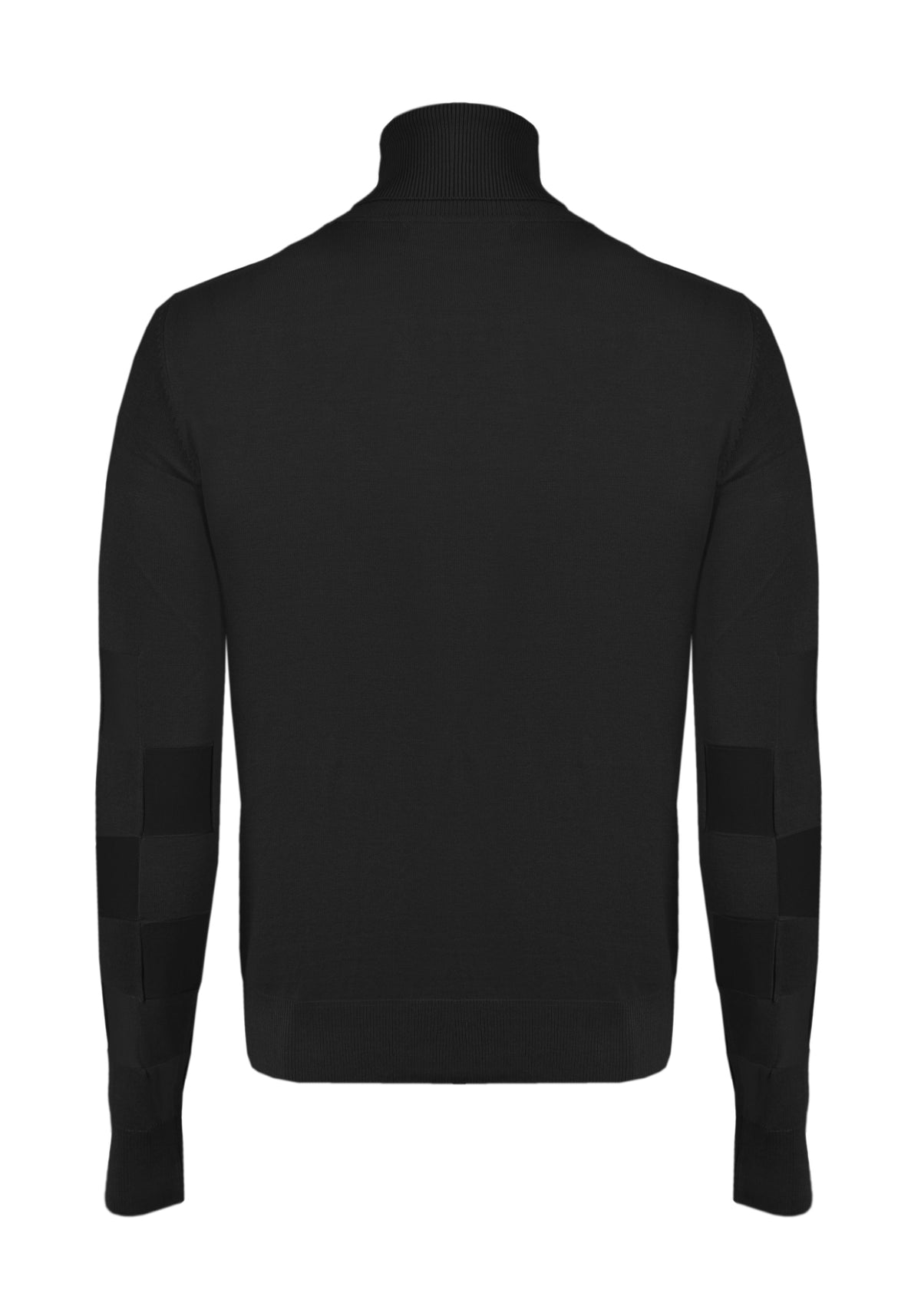 Elastic Viscose Viscose Shirt - Black