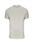 T-Shirt Mezza Manica Giro Collo Taglio Vivo