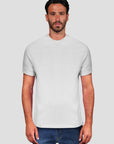 T-Shirt Mezza Manica Giro Collo Taglio Vivo