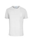 T-Shirt Giro Collo Doppio Tessuto con taschino