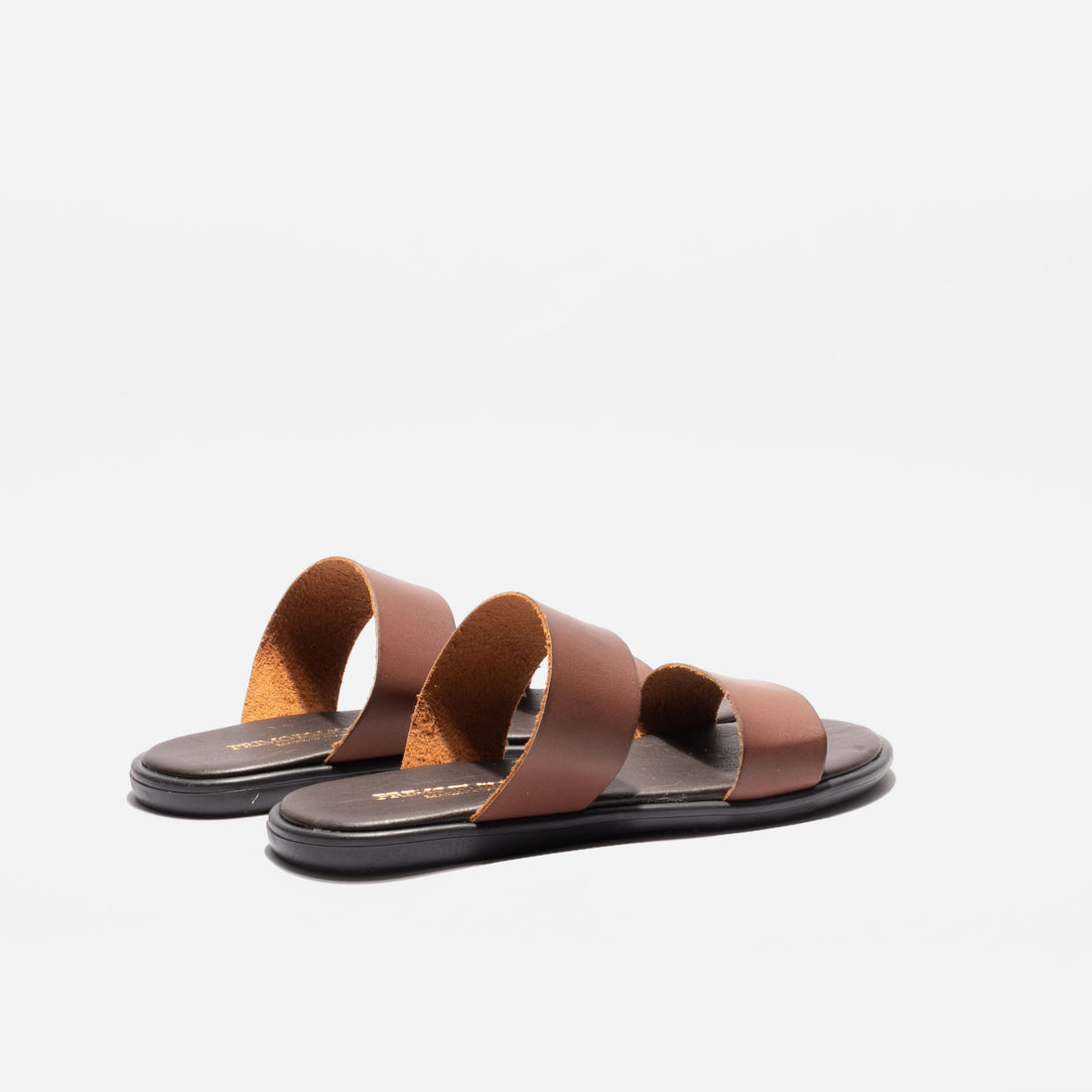 Sandal with Two Bands - Brown