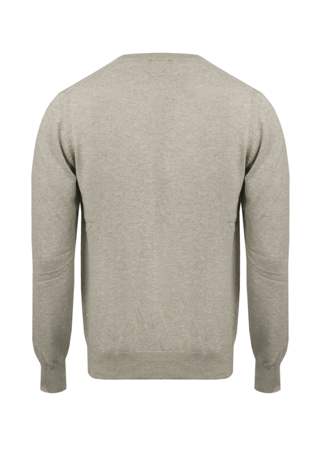 Wool &amp; Cashmere Round Neck Sweater - Beige -