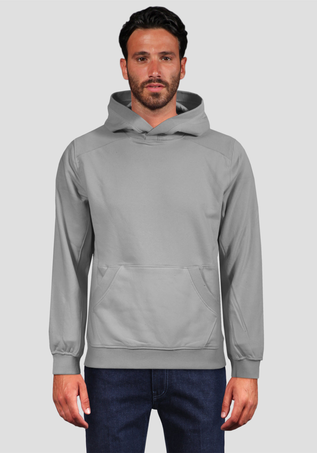 Hooded Sweatshirt - Gray -