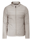 Short down jacket with zip closure - Beige -