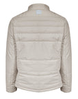 Short down jacket with zip closure - Beige -