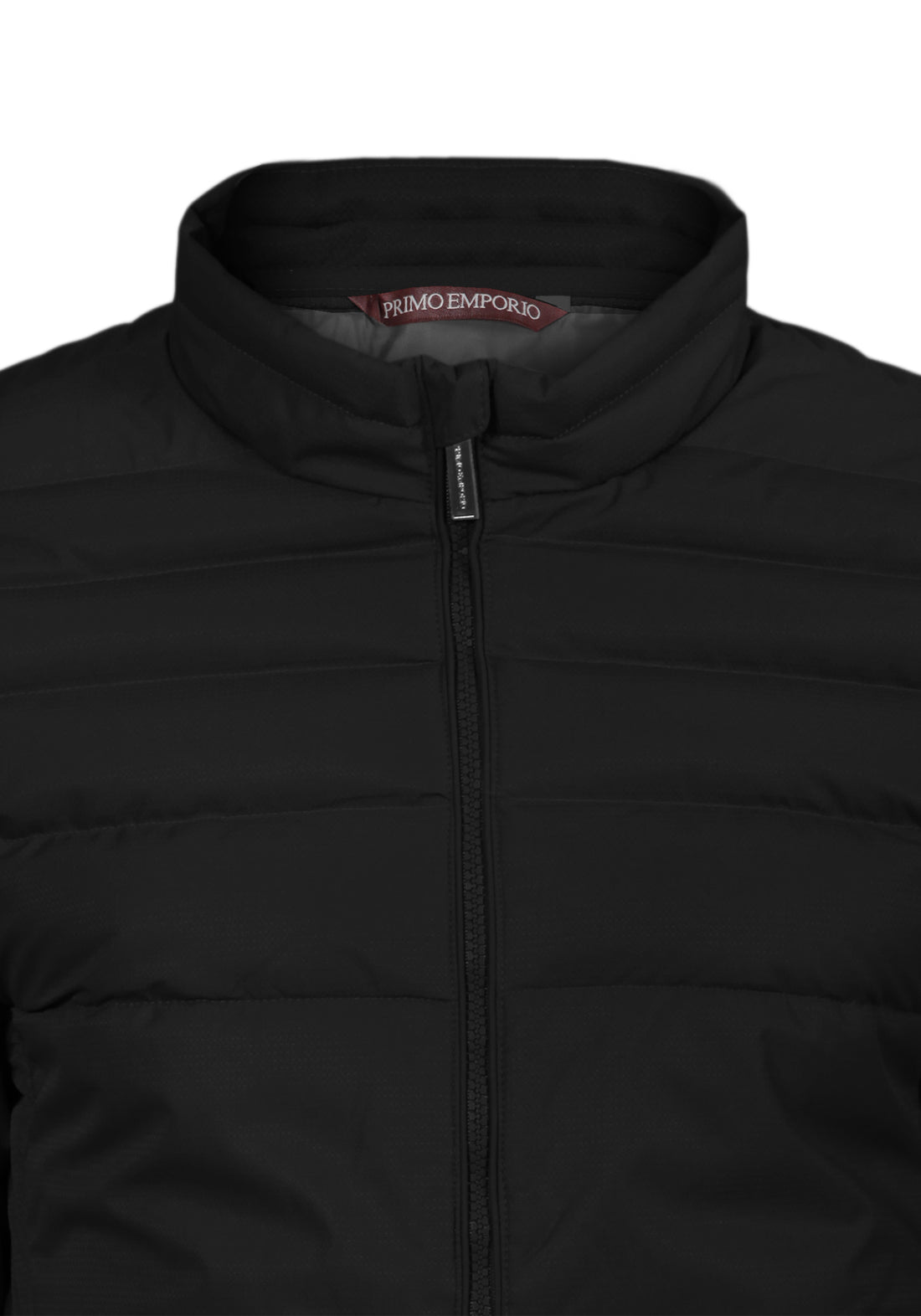 Short down jacket with zip closure - Black -
