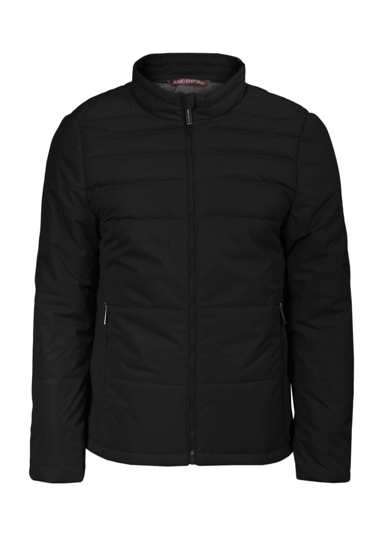 Short down jacket with zip closure - Black -