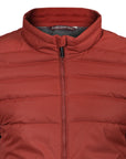 Short down jacket with zip closure - Tile -