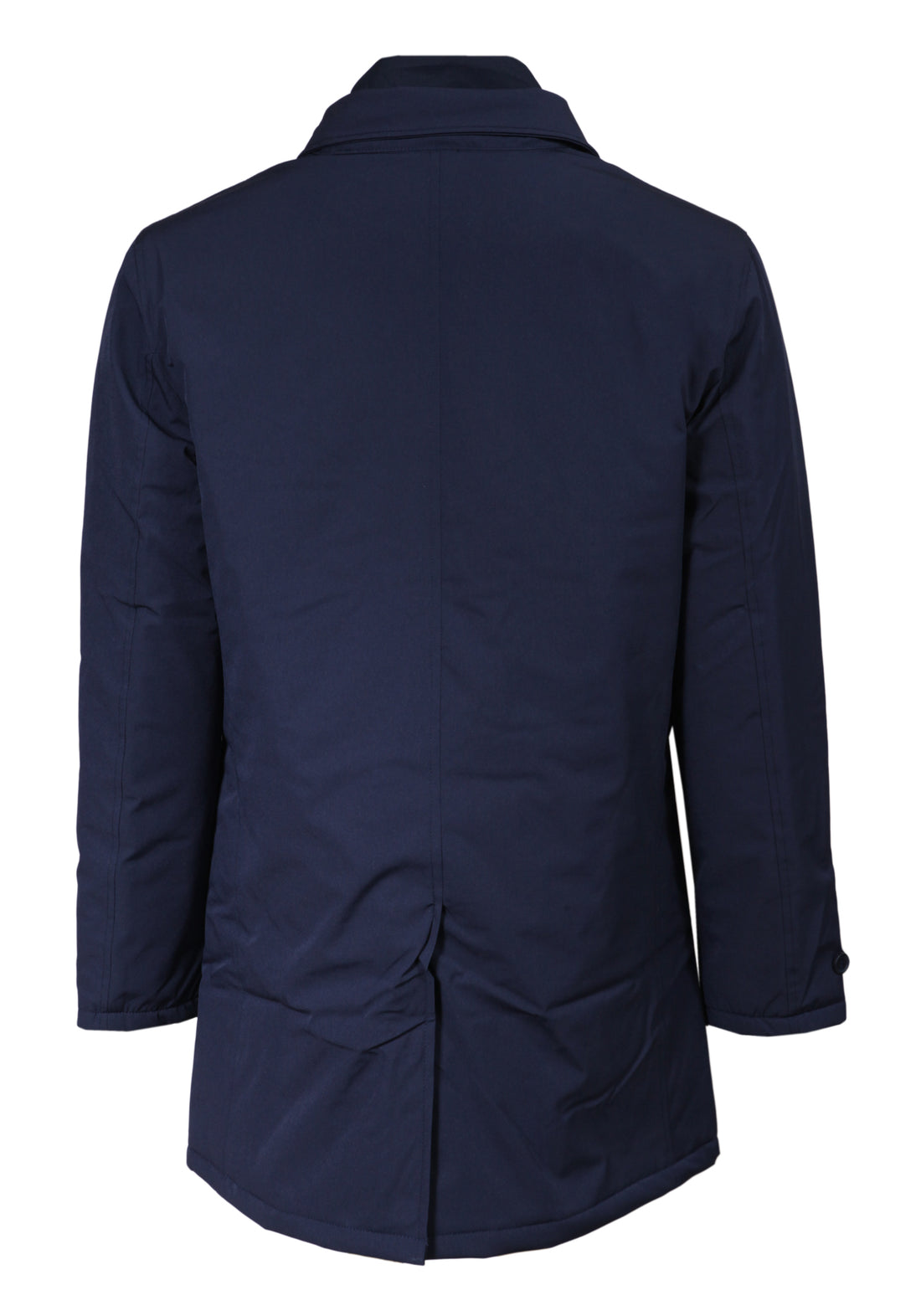 Trench Coat Collar Shirt Removable internal bib - Blue