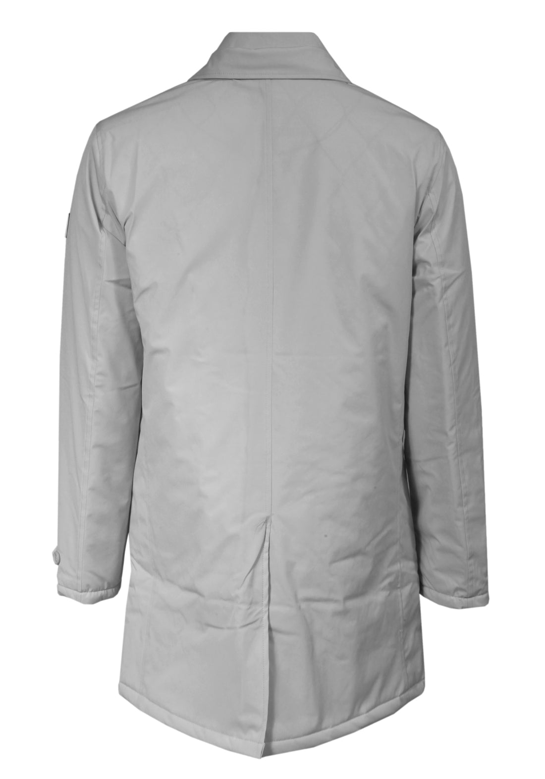 Trench Coat Shirt Collar Removable internal bib - Grey