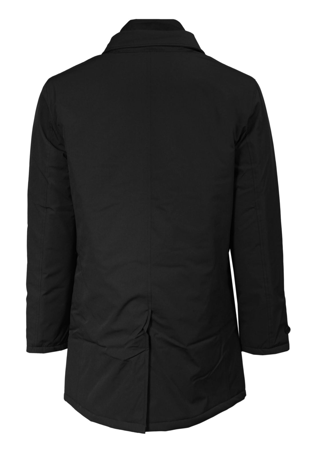 Trench Coat Shirt Collar Removable internal bib - Black