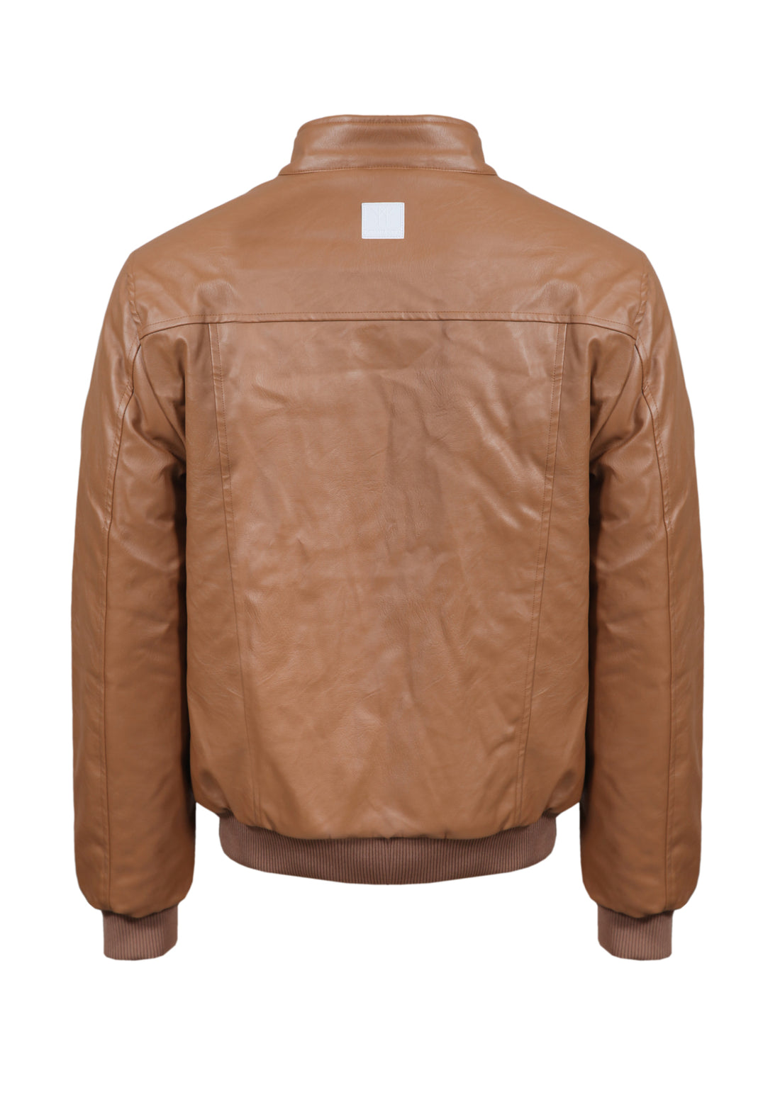 Eco Leather Jacket with Inner Fur - Leather