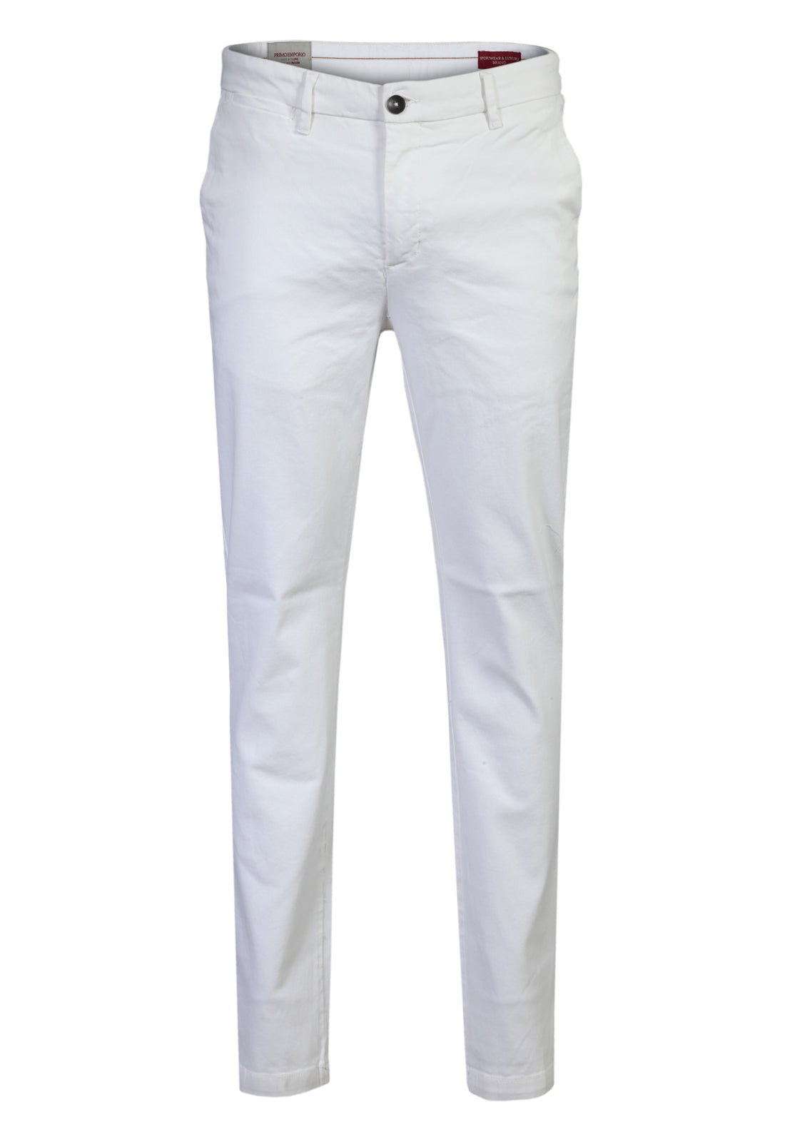 America Pocket Trousers in Warm Woven Cotton - White