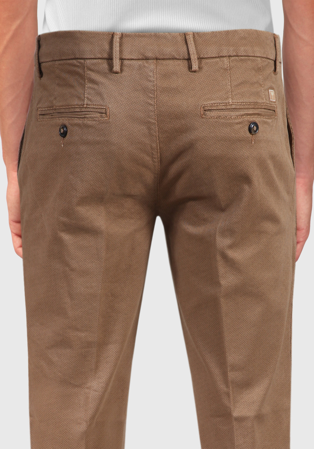Pantalone Tasca America in cotone con stampa - Ruggine