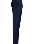 Single-breasted two-button cotton suit -Blue-