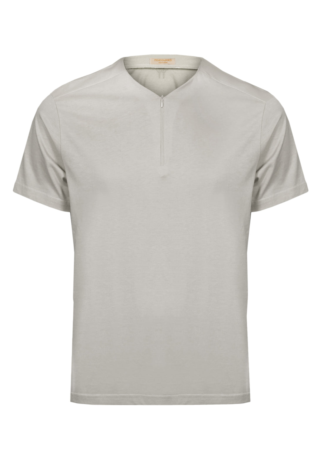 Half sleeve zip T-shirt