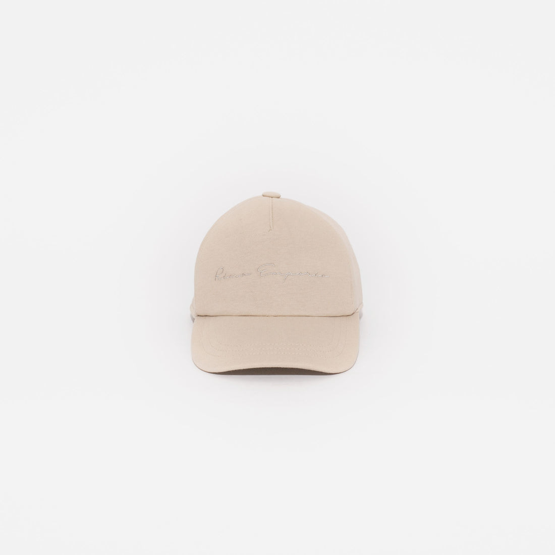 Baseball with Logo Embroidery - Beige